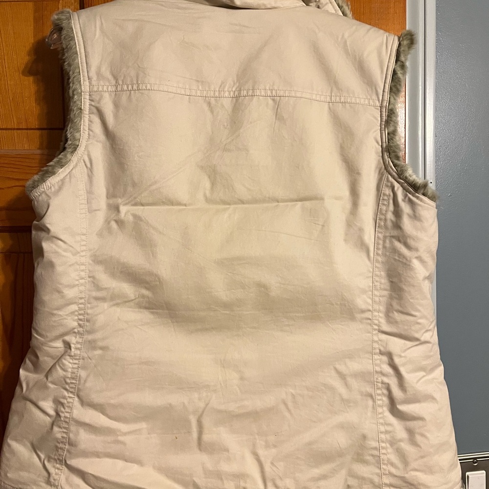 Faux fur vest